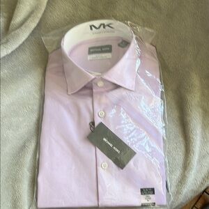 Michael Kors Men's Pink Dress Shirt